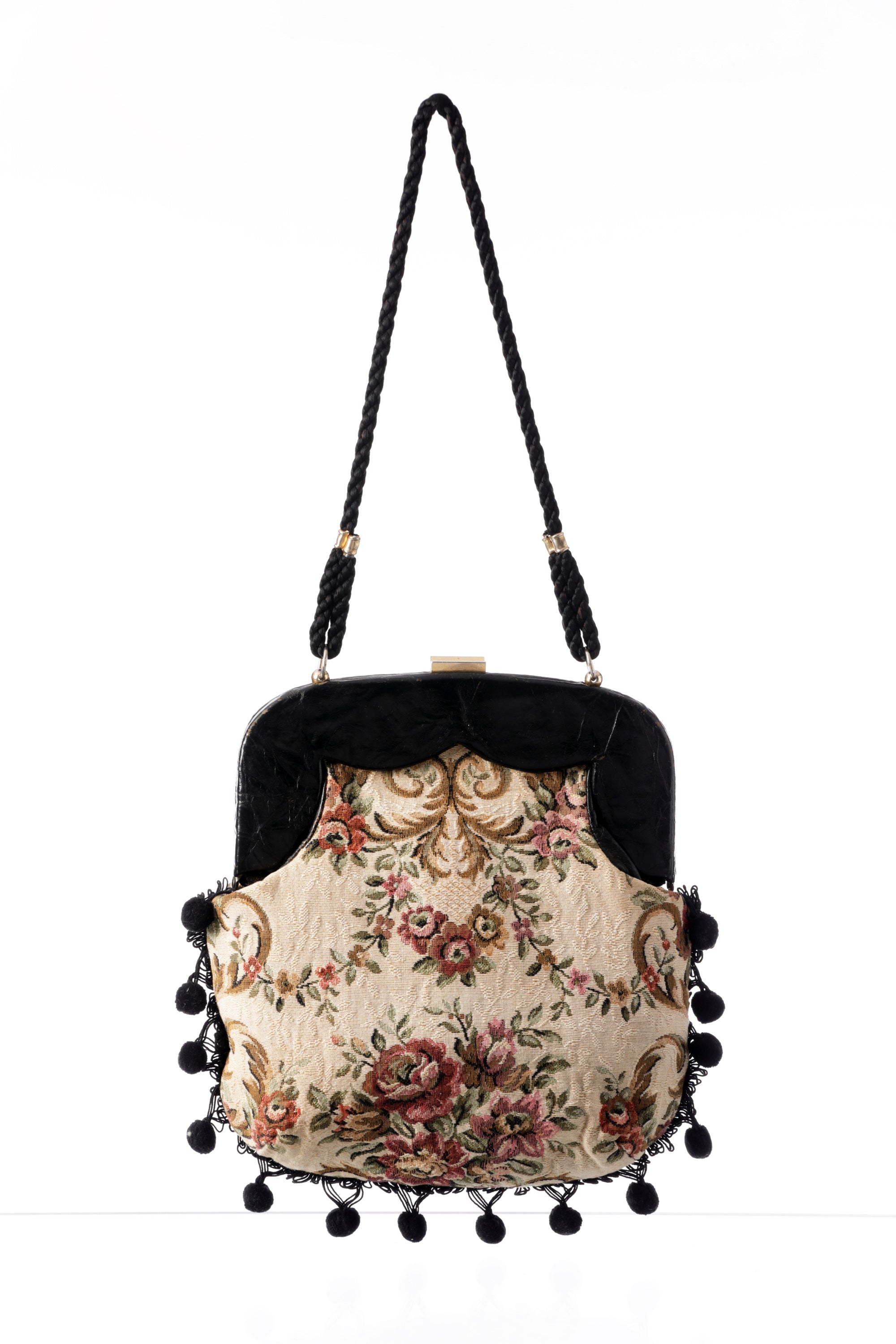 Borsa a tracolla ricamata anni 70