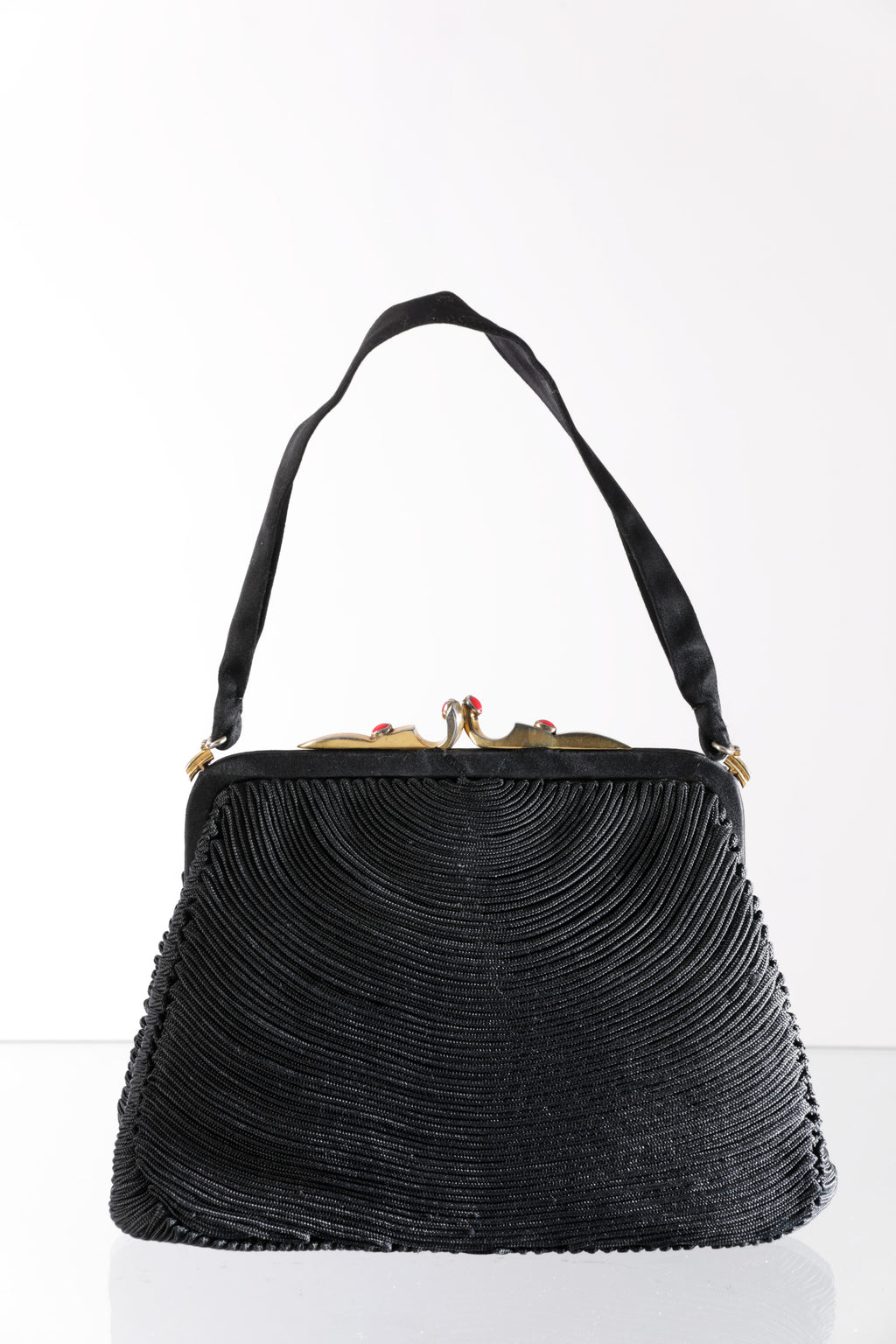 Borsa raso plissé anni 60