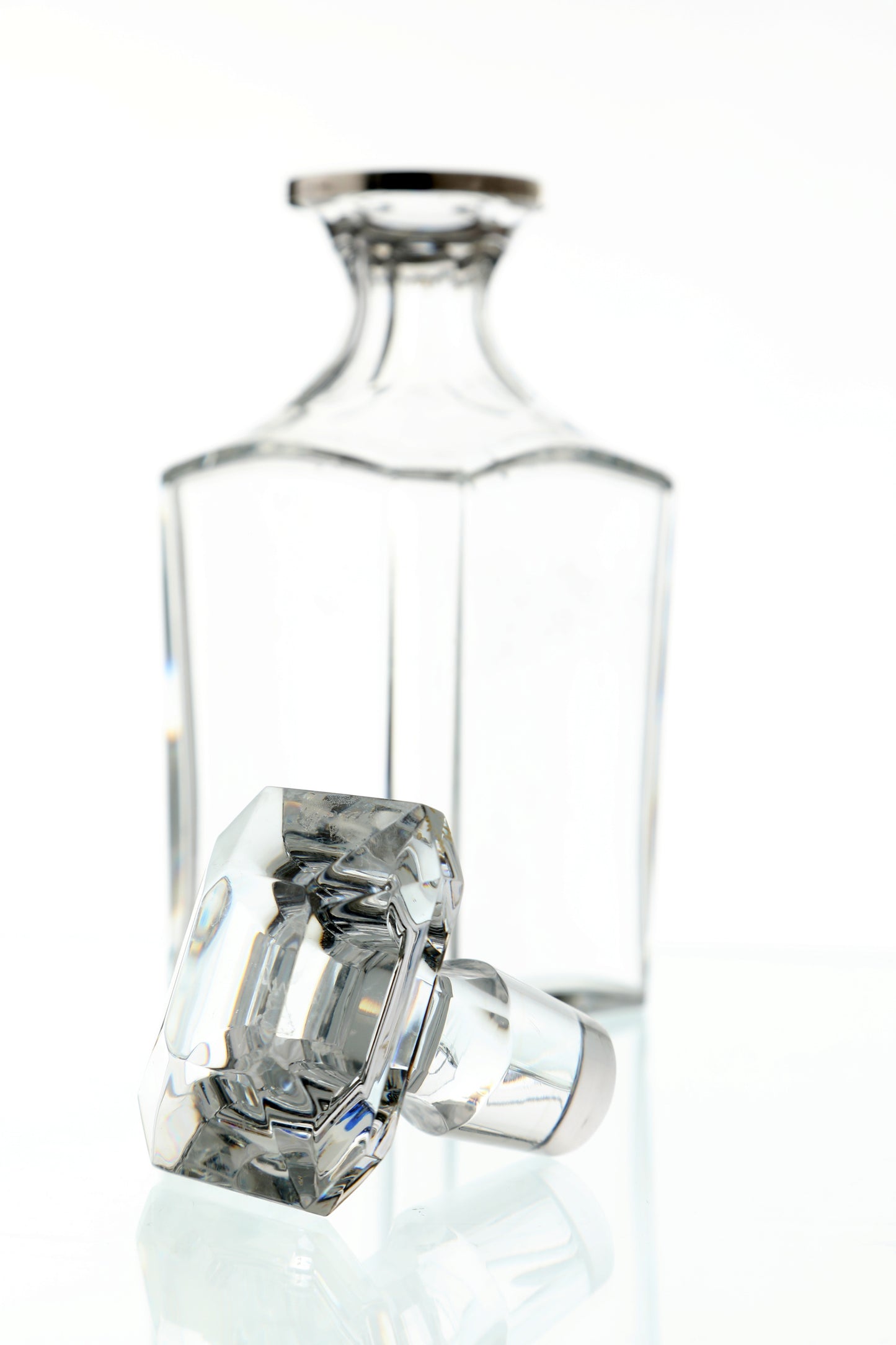 Baccarat crystal bottle