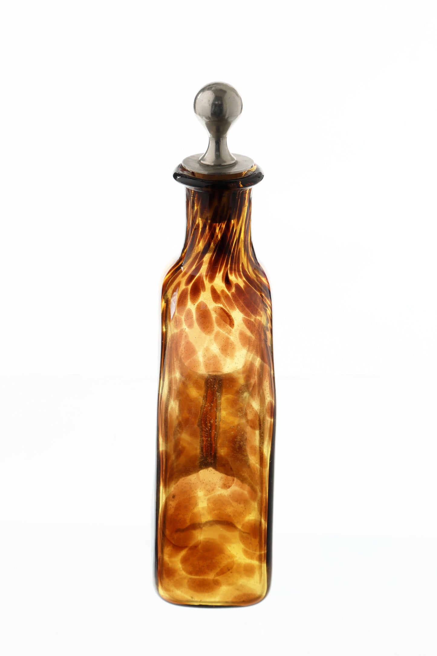 Speckled glass bottle from the 70s