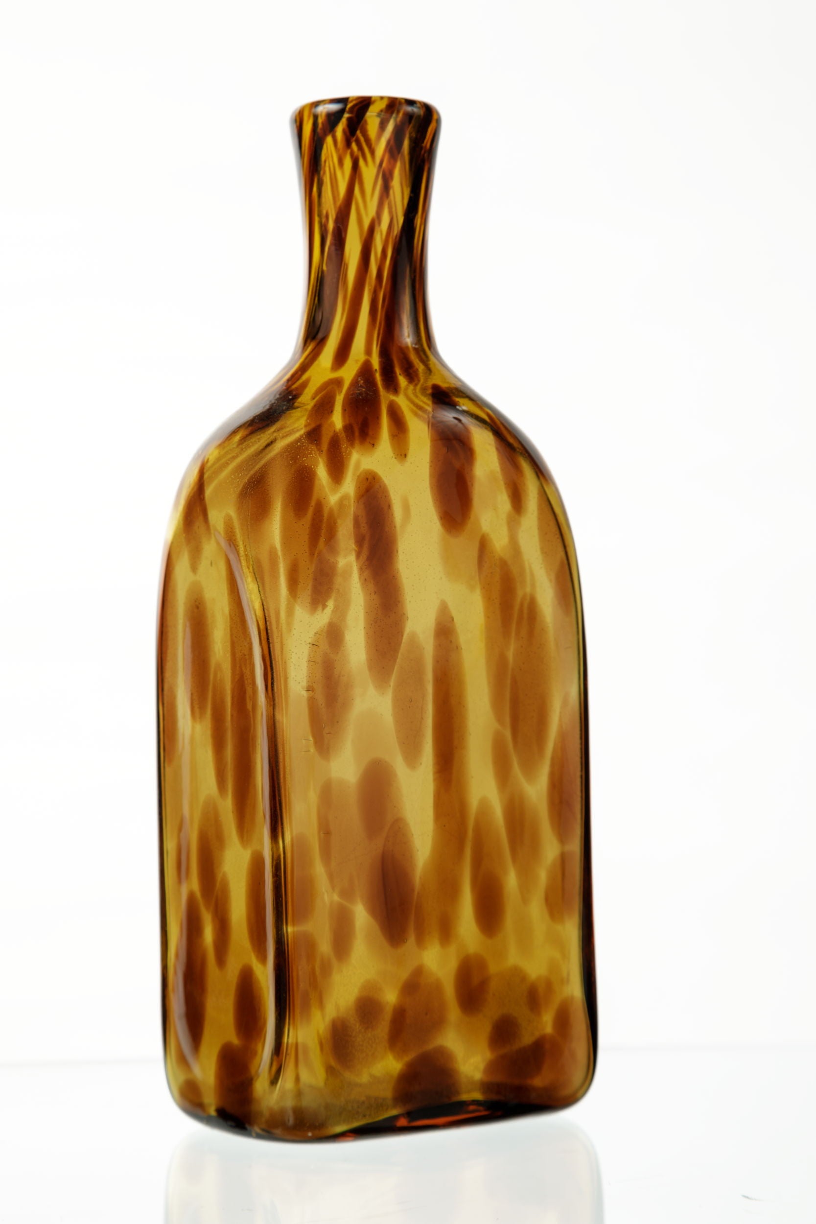 70's spotted glass bottle