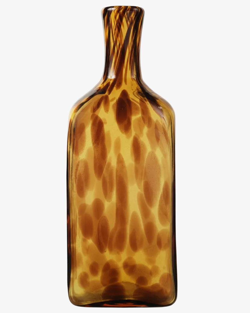 70's spotted glass bottle