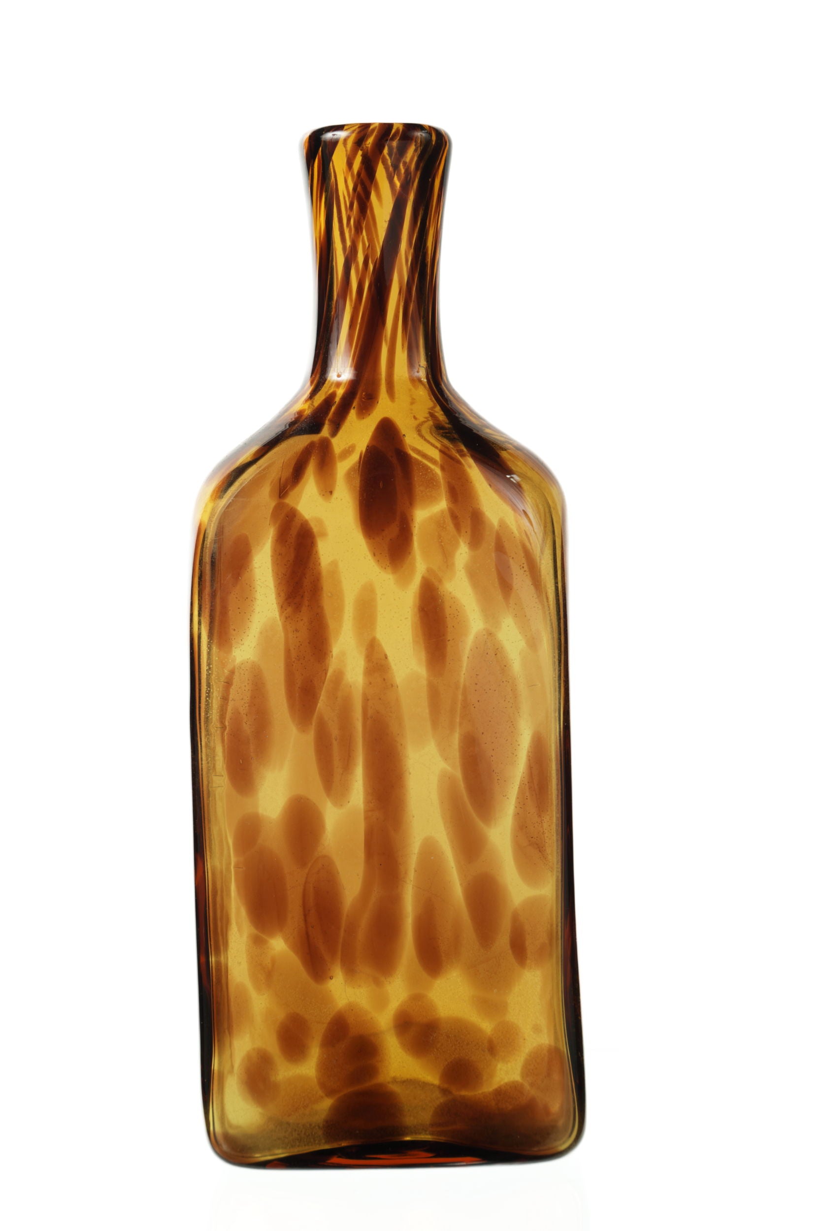 70's spotted glass bottle