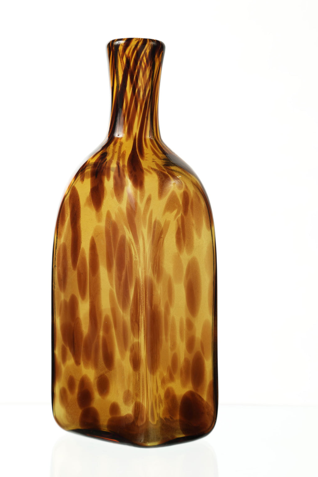 70's spotted glass bottle