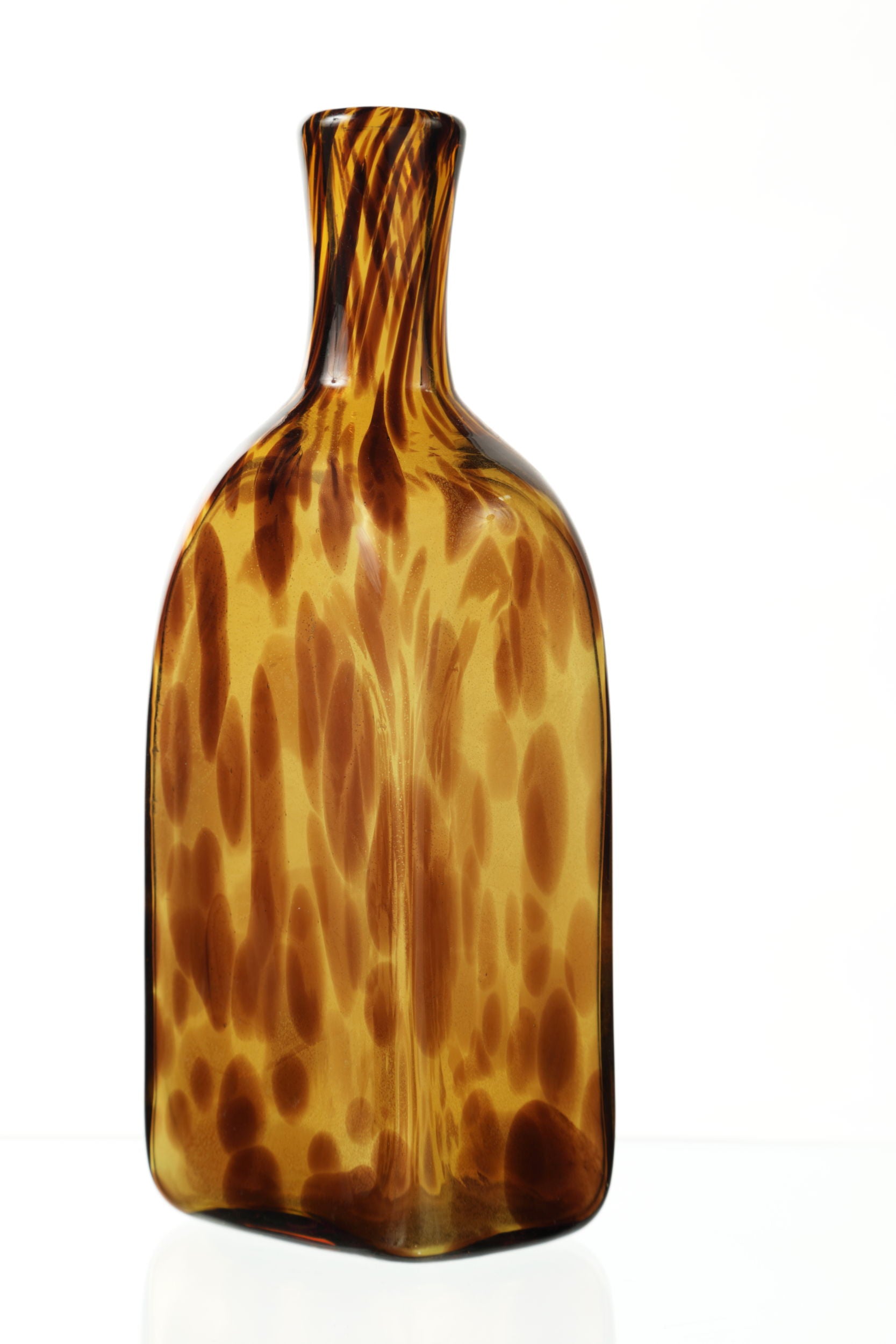 70's spotted glass bottle