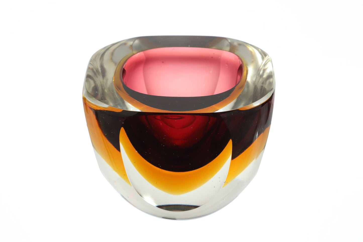 Double submersion bowl in Murano glass