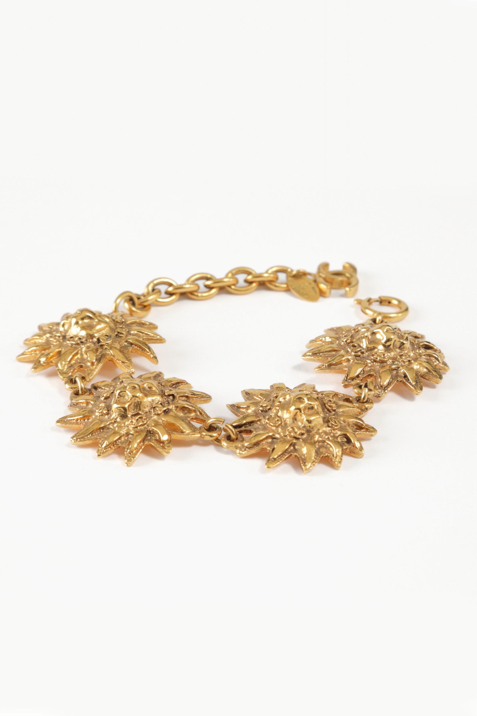 Chanel lion head bracelet from the 1980s