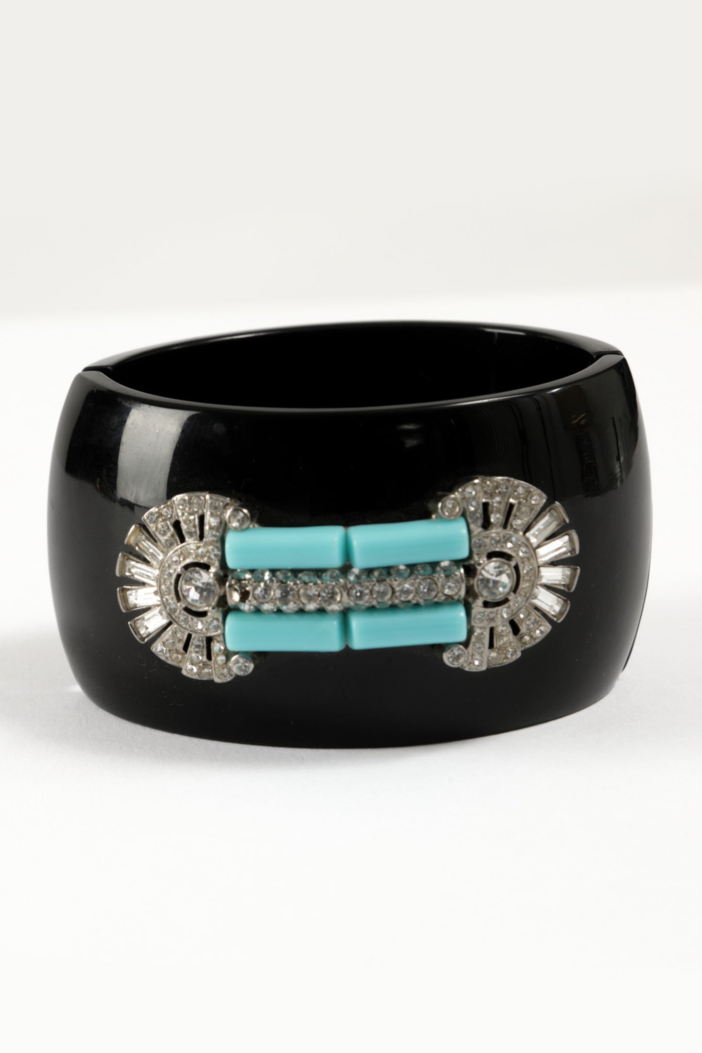 Bracciale decò azzurro Kenneth Jay Lane anni 90