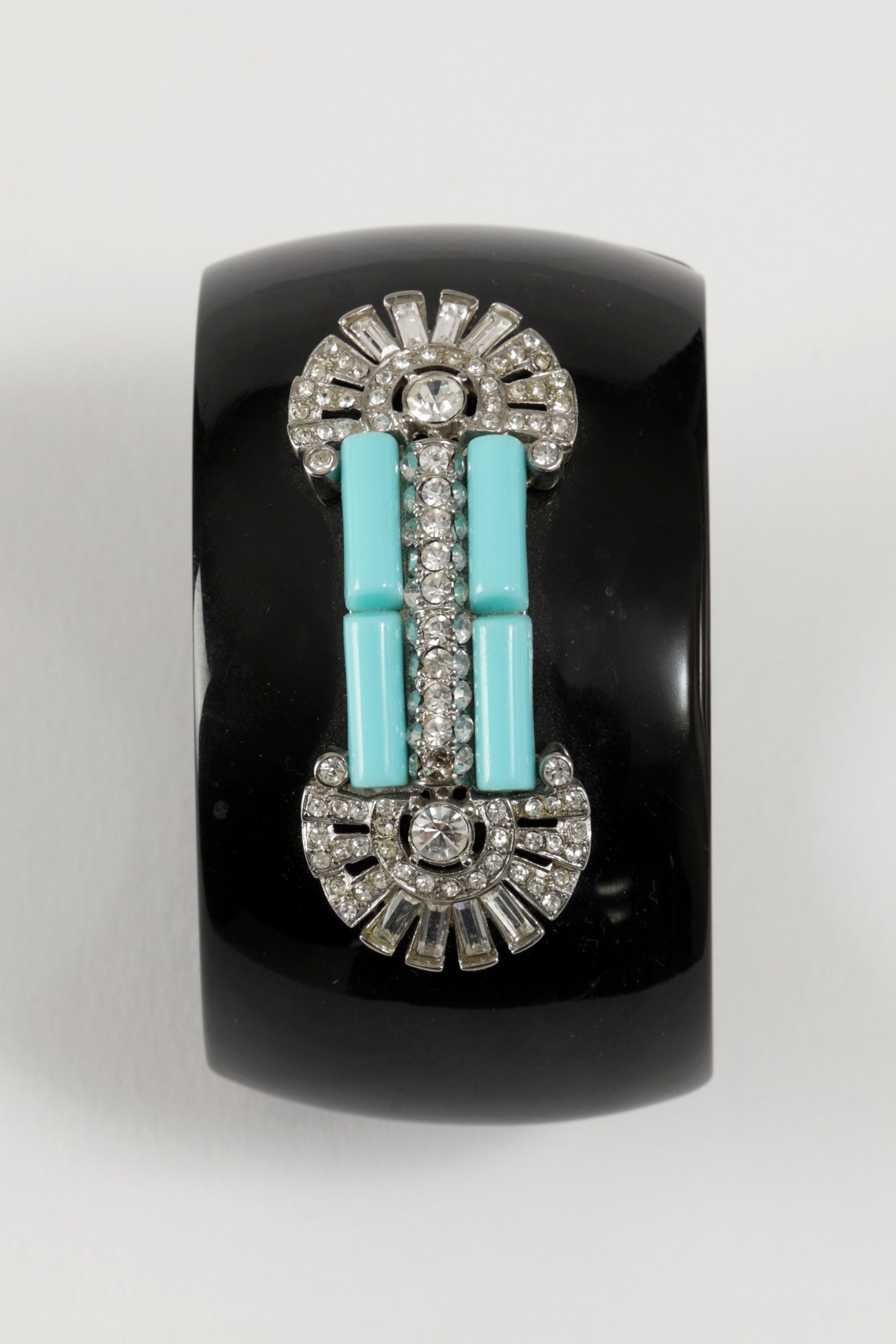 Bracciale decò azzurro Kenneth Jay Lane anni 90