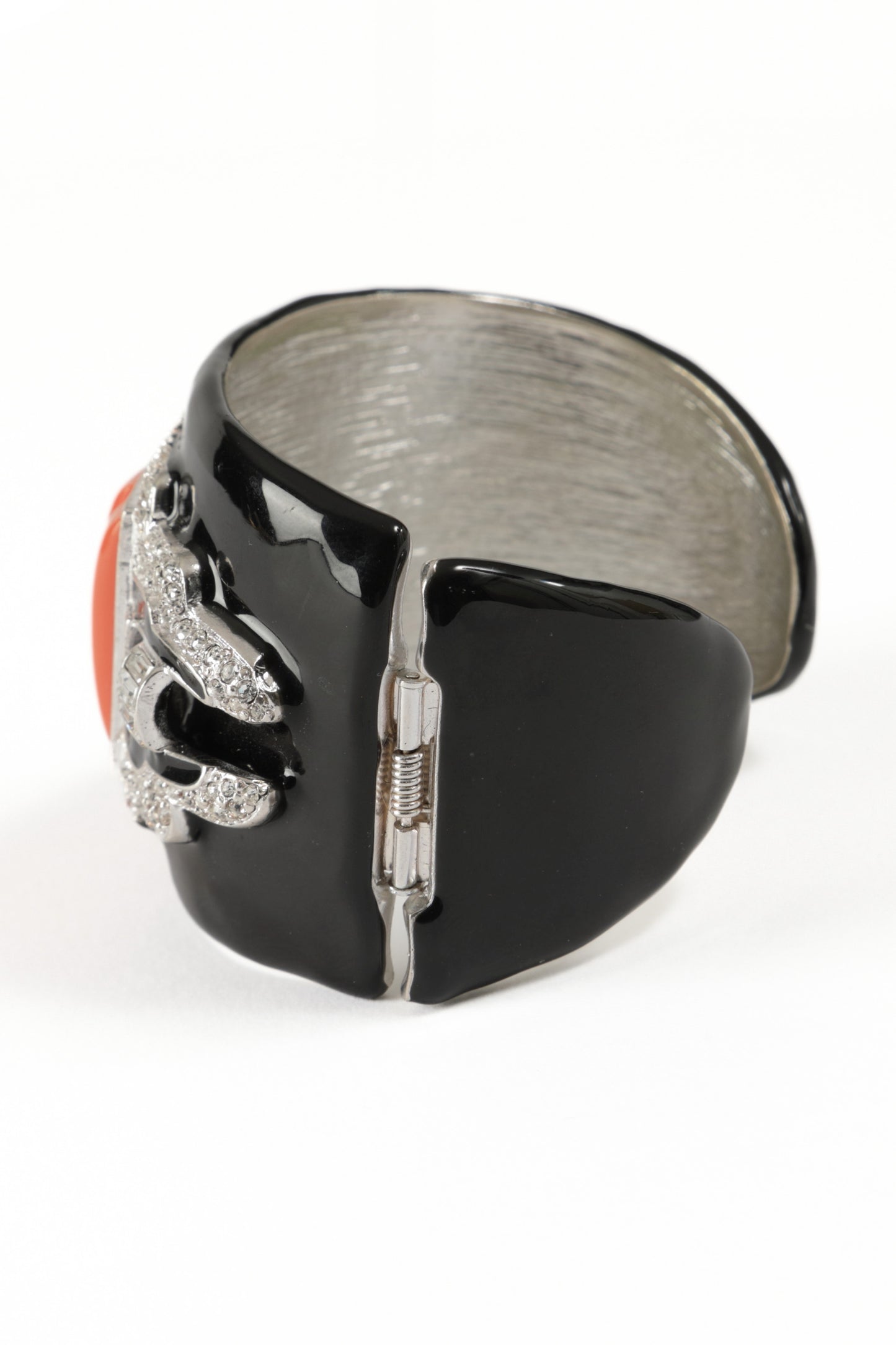 Kenneth Jay Lane 1990s Deco Rigid Bracelet