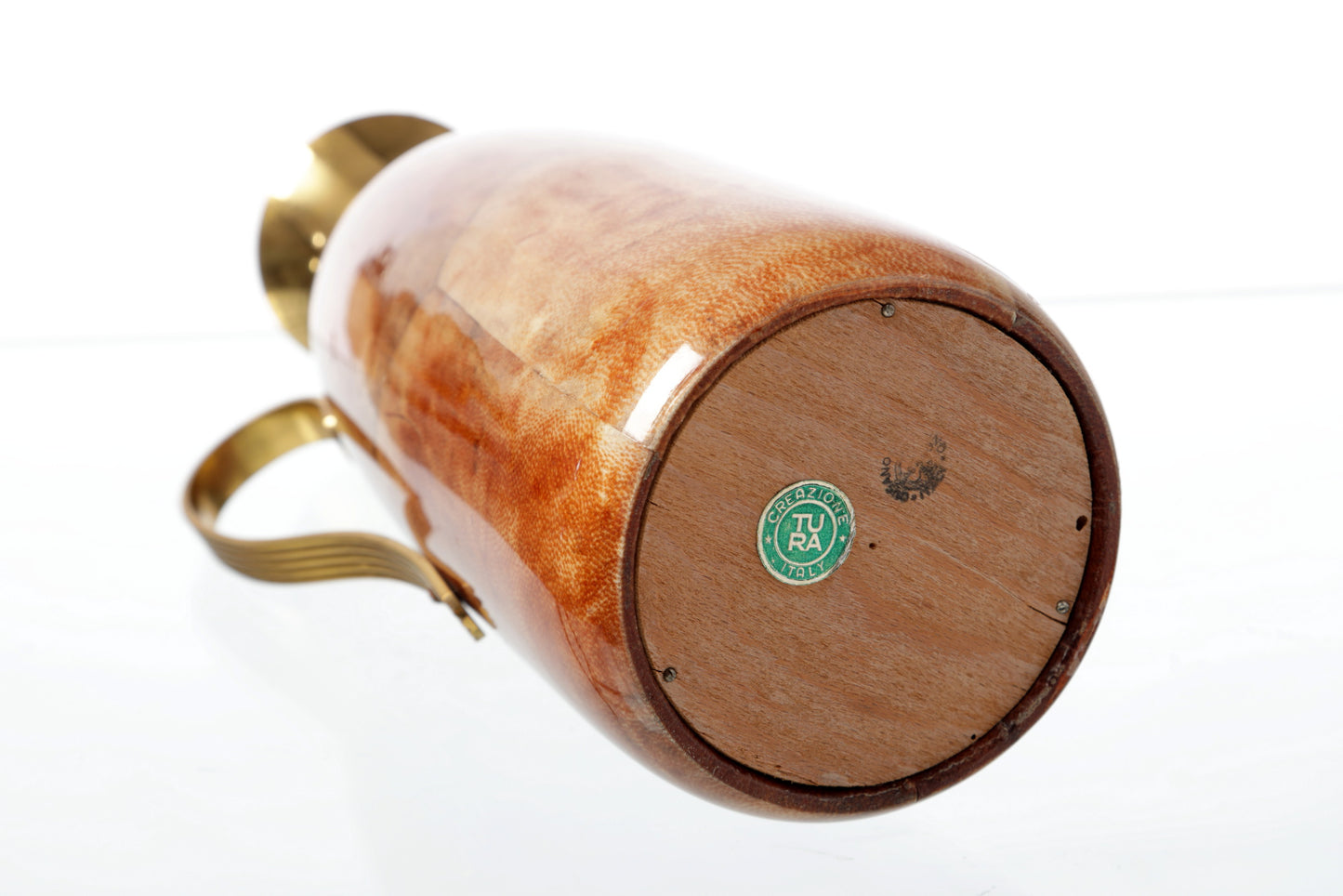 Brocca Aldo Tura per Macabo in pergamena anni 60