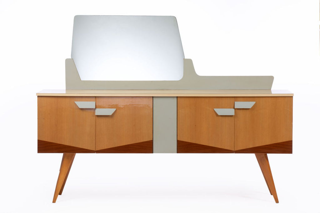 1950s buffet formica with mirror