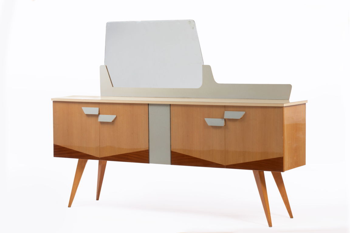 1950s buffet formica with mirror