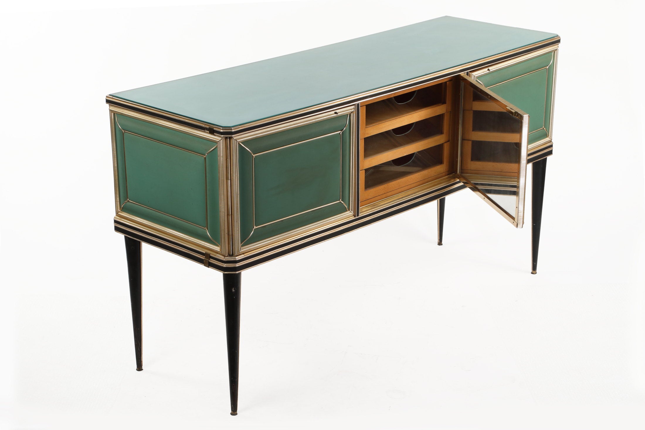 Three-door buffet Umberto Mascagni 50s