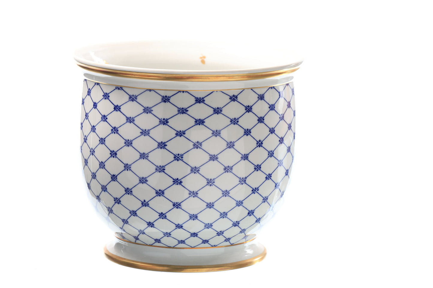 Mangani porcelain cache-pot