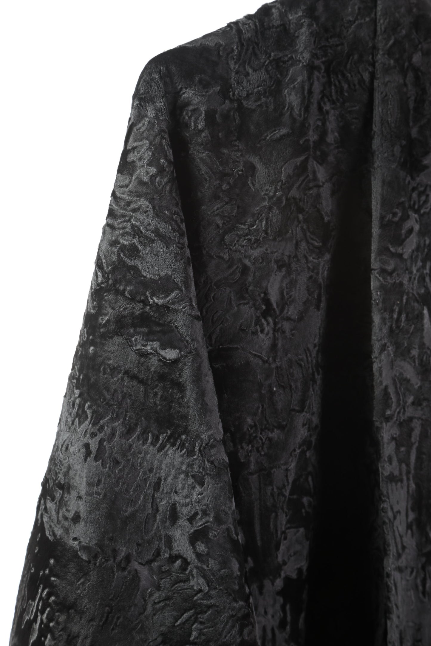Fendi Breitschwanz cape and mole petals