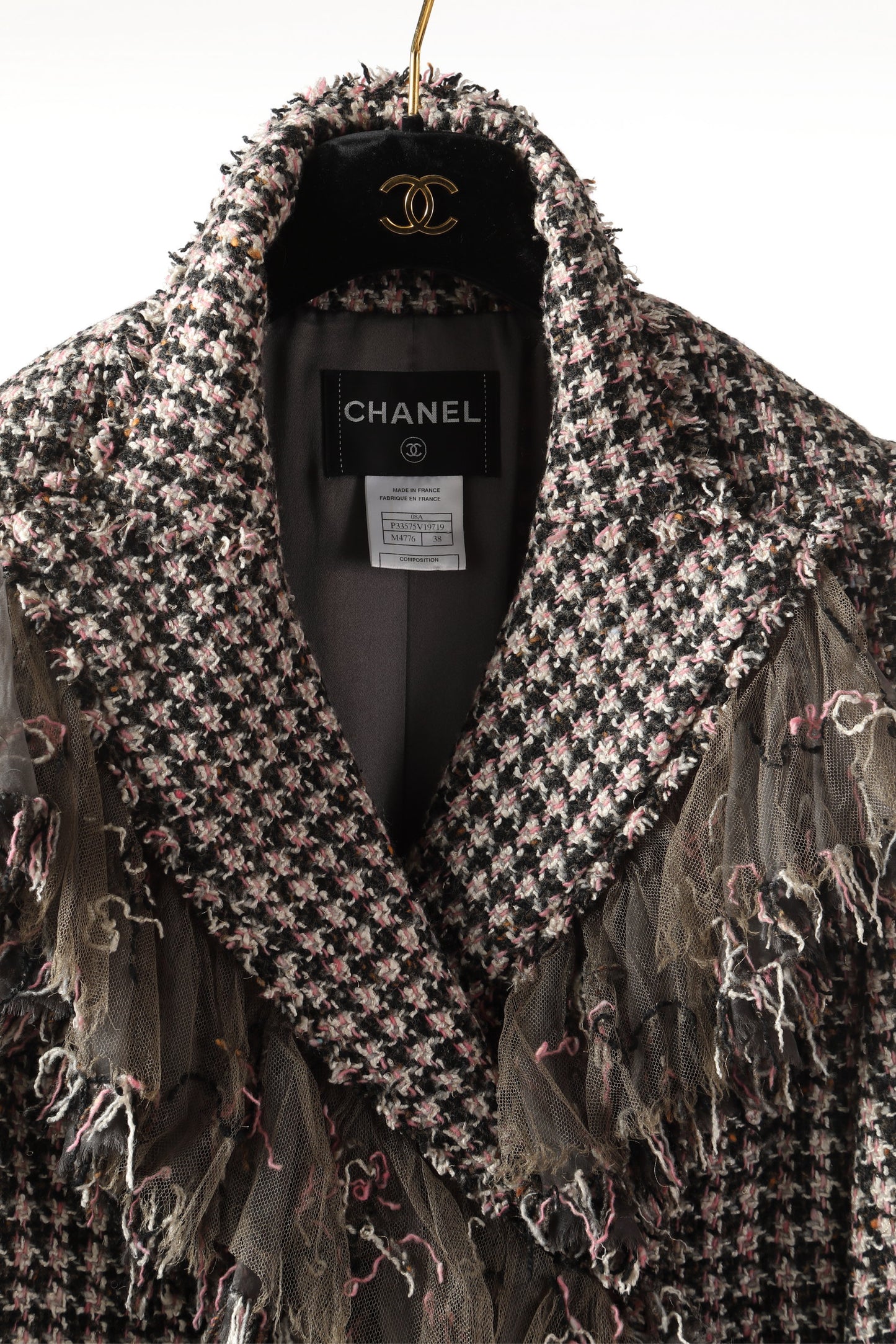 Chanel 2008 coat in wool tweed
