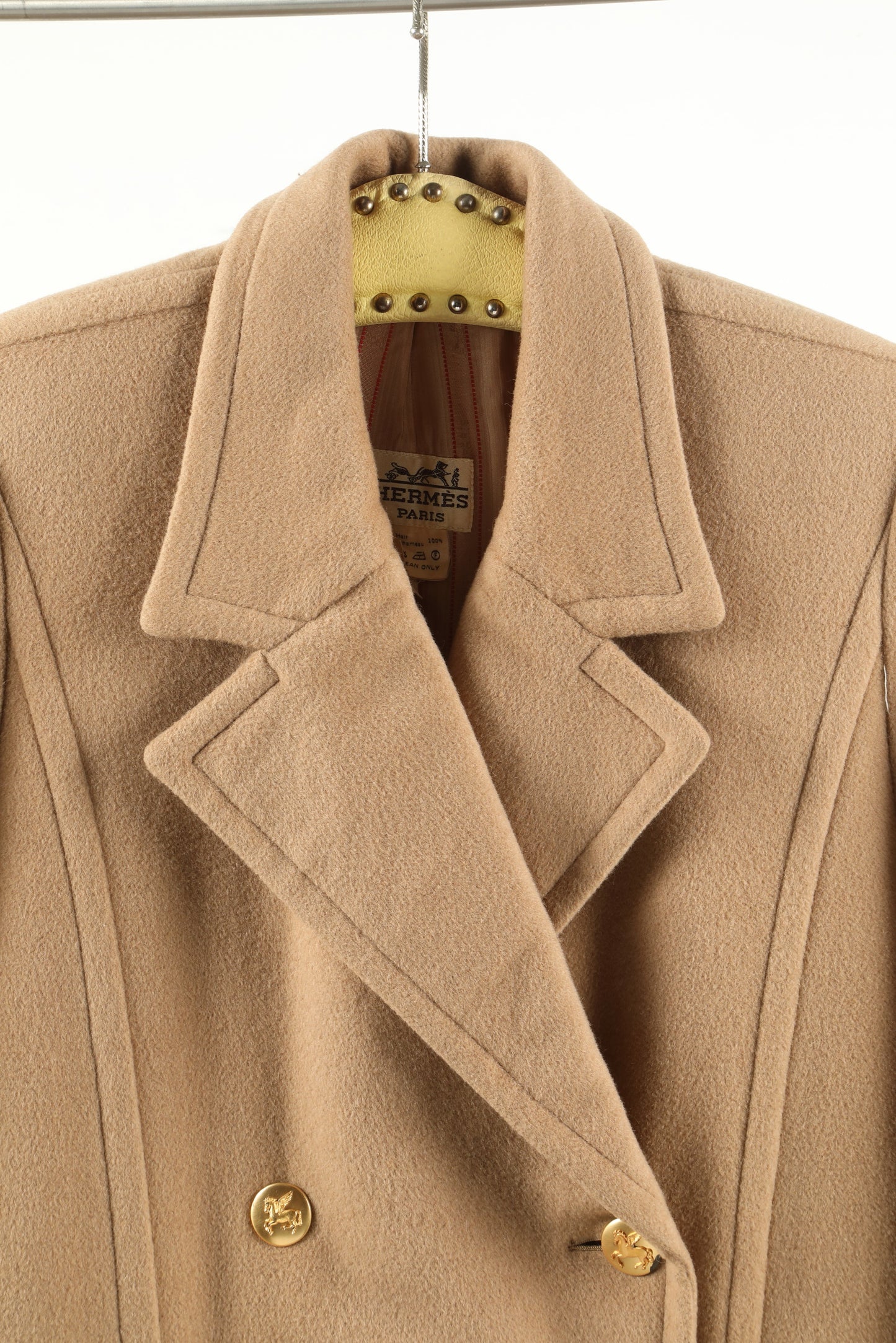 Camel Hermes coat
