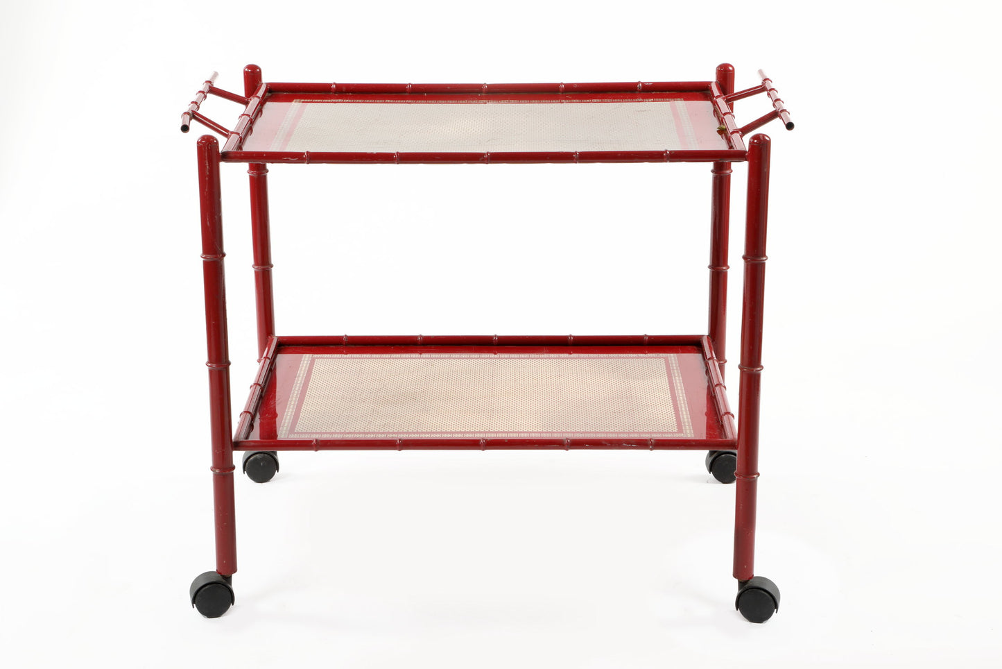 Red iron trolley from the 60s