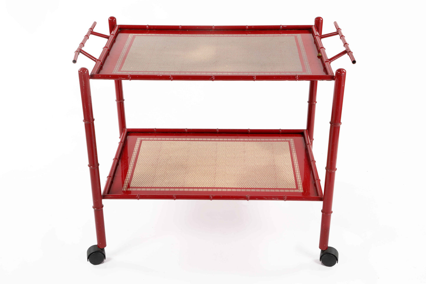 Red iron trolley from the 60s