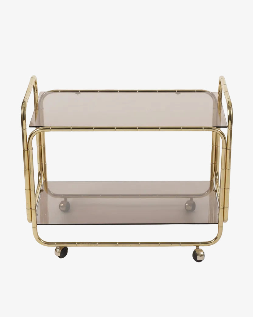 Carrello ottone anni 70