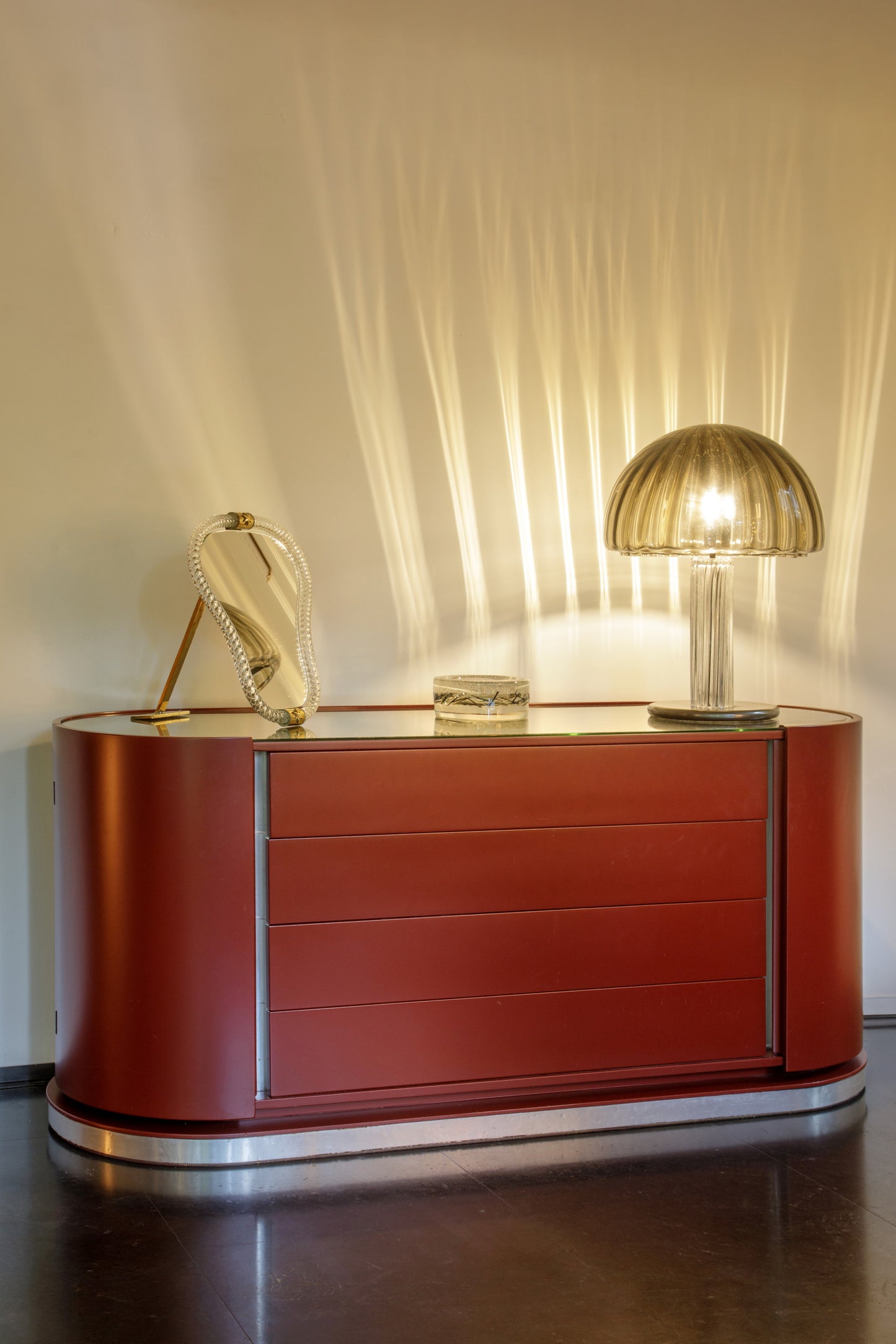 Cassettiera attribuibile a Willy Rizzo anni 70