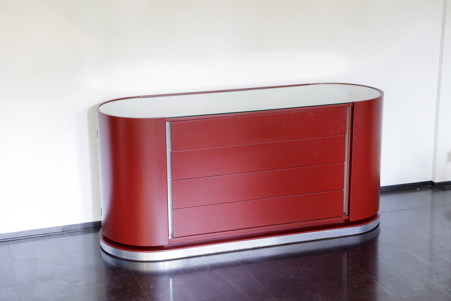 Cassettiera attribuibile a Willy Rizzo anni 70