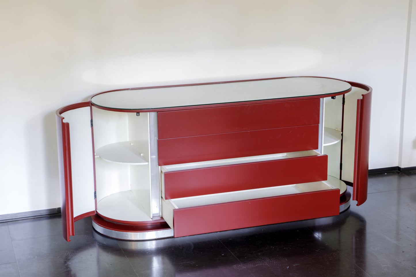 Cassettiera attribuibile a Willy Rizzo anni 70