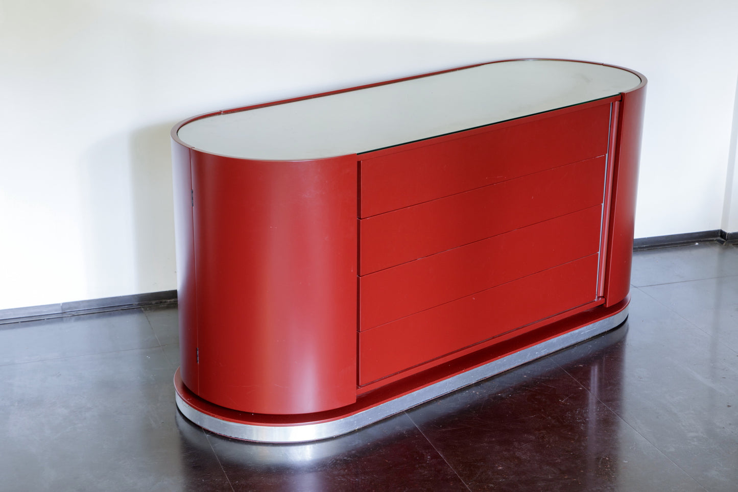 Cassettiera attribuibile a Willy Rizzo anni 70