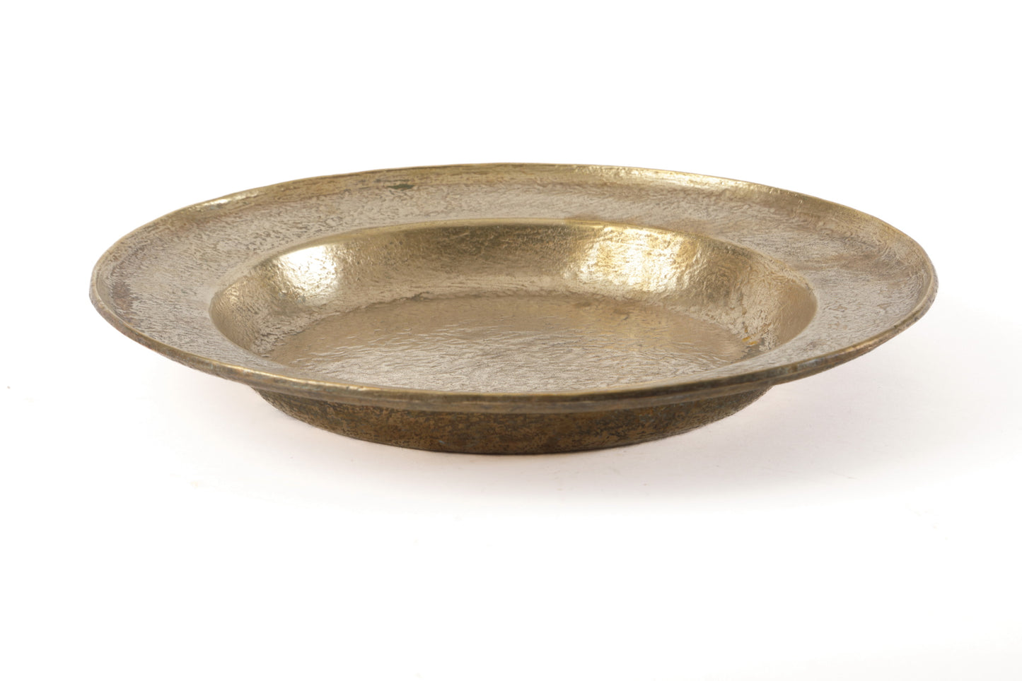 Centrotavola rotondo ottone anni 70