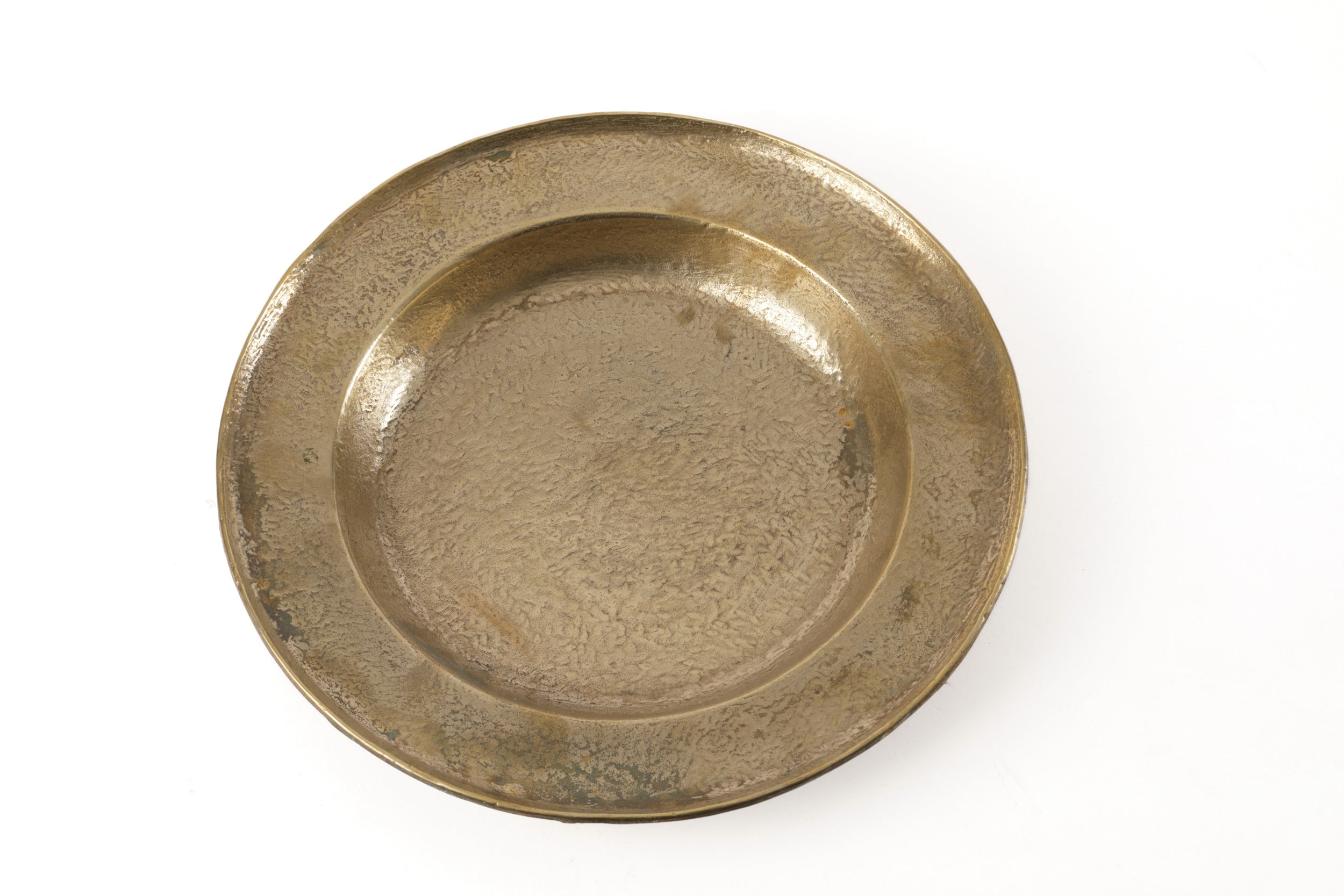 Round brass centerpiece 70s