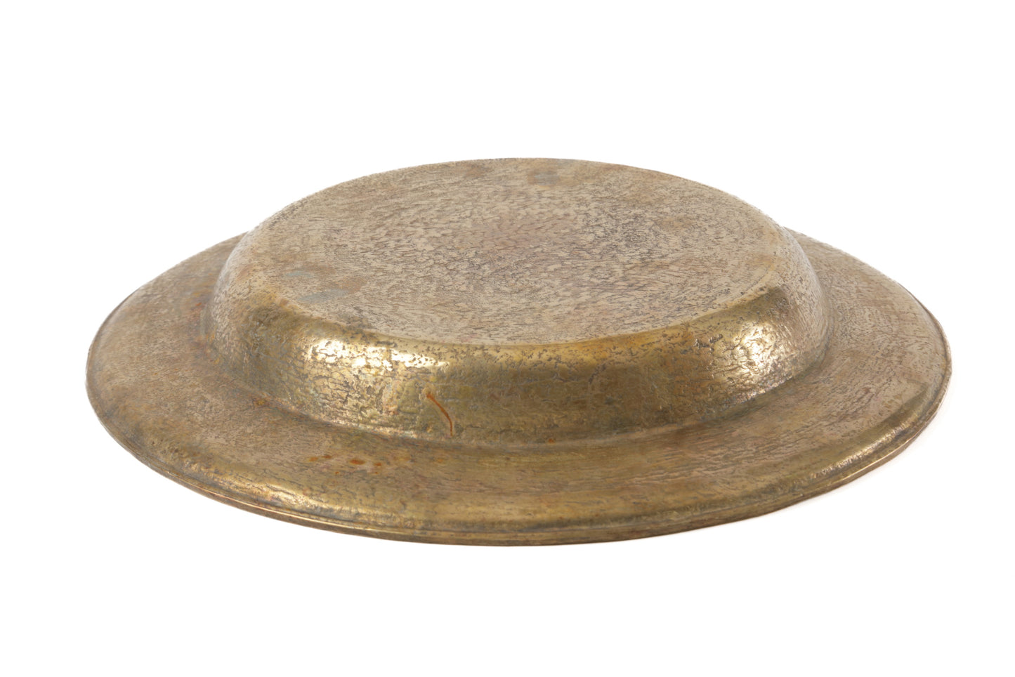 Centrotavola rotondo ottone anni 70