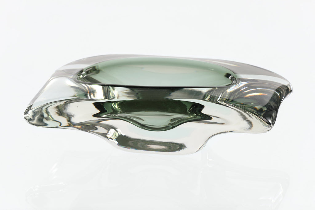 Smoked Murano glass centerpiece