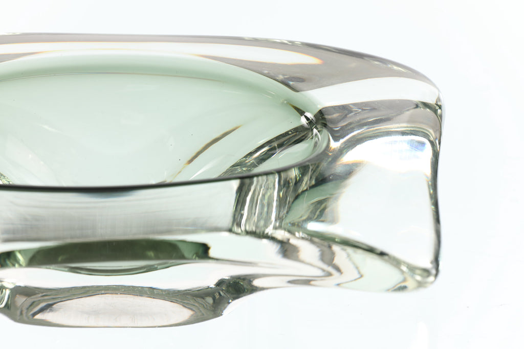 Smoked Murano glass centerpiece