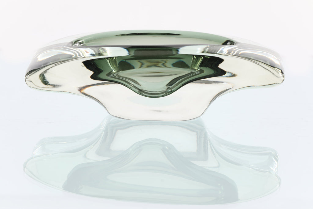 Smoked Murano glass centerpiece