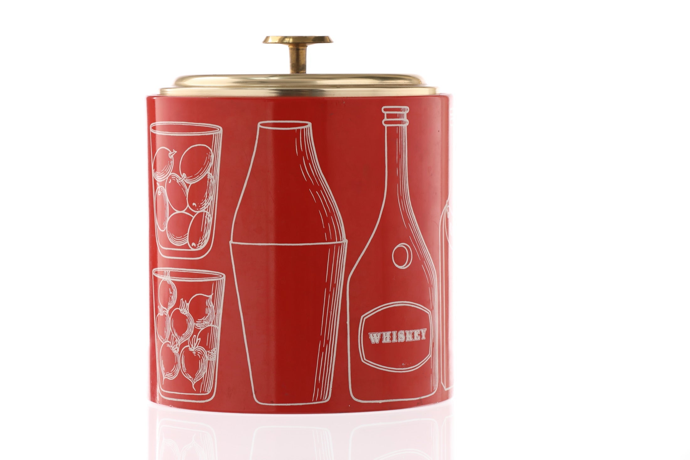 Cestino da ghiaccio Piero Fornasetti realizzato per Fiat anni 60