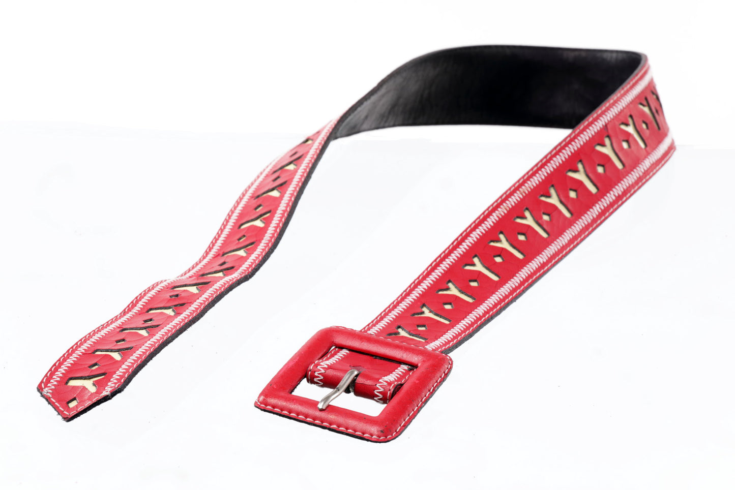 Yves Saint Laurent Red Belt