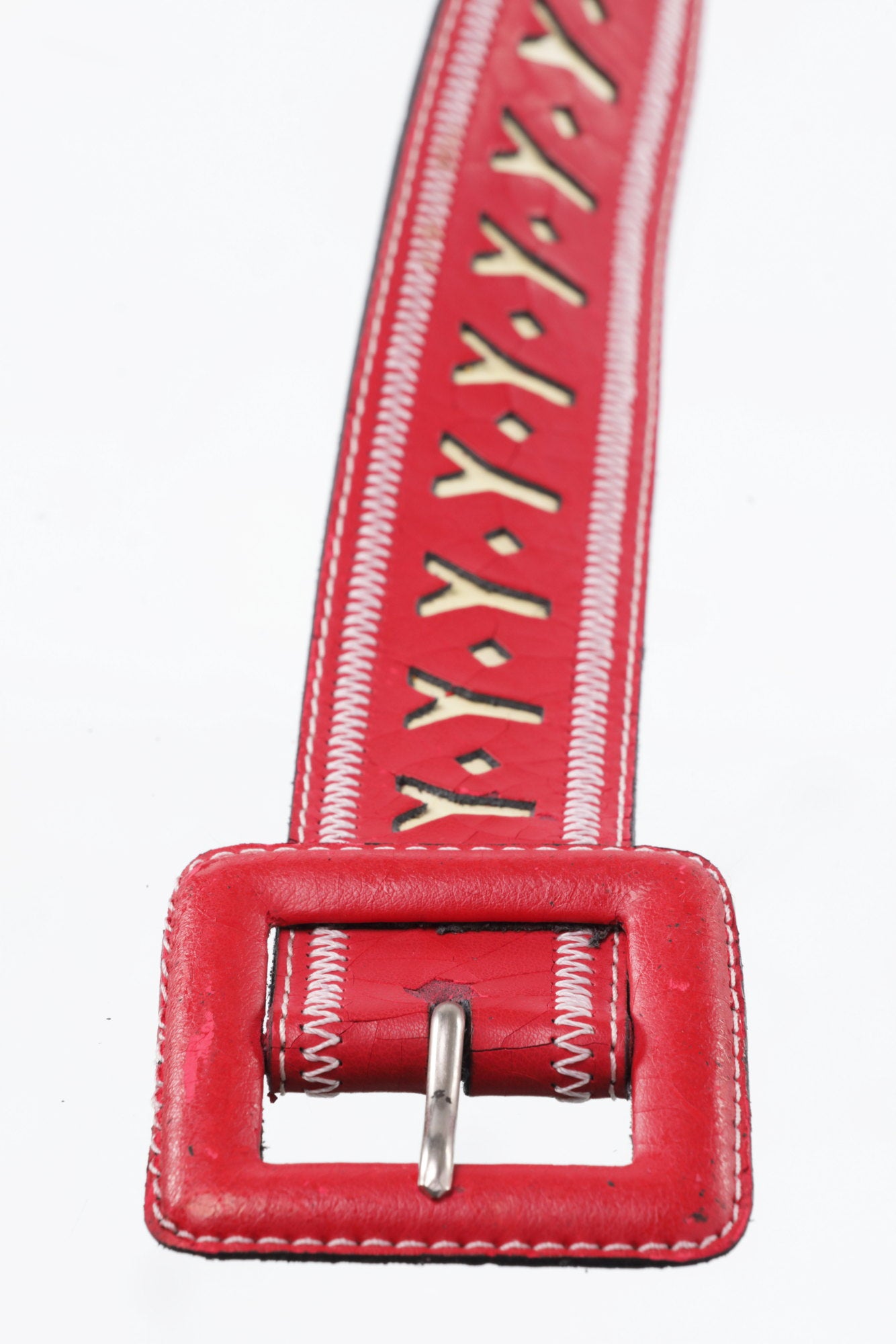 Yves Saint Laurent Red Belt