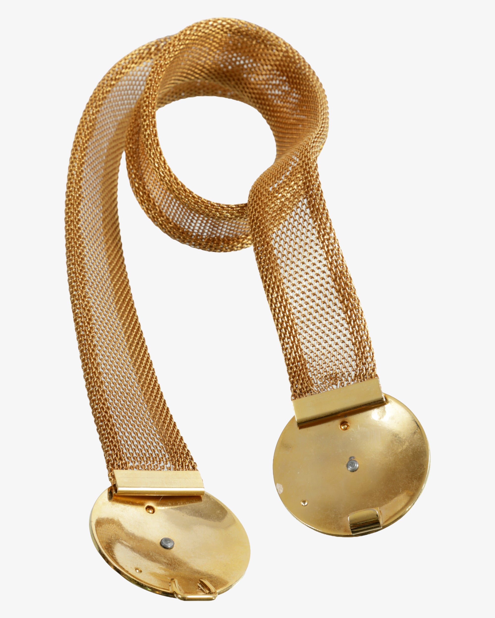 Cintura anni 80 metallo dorato serpenti