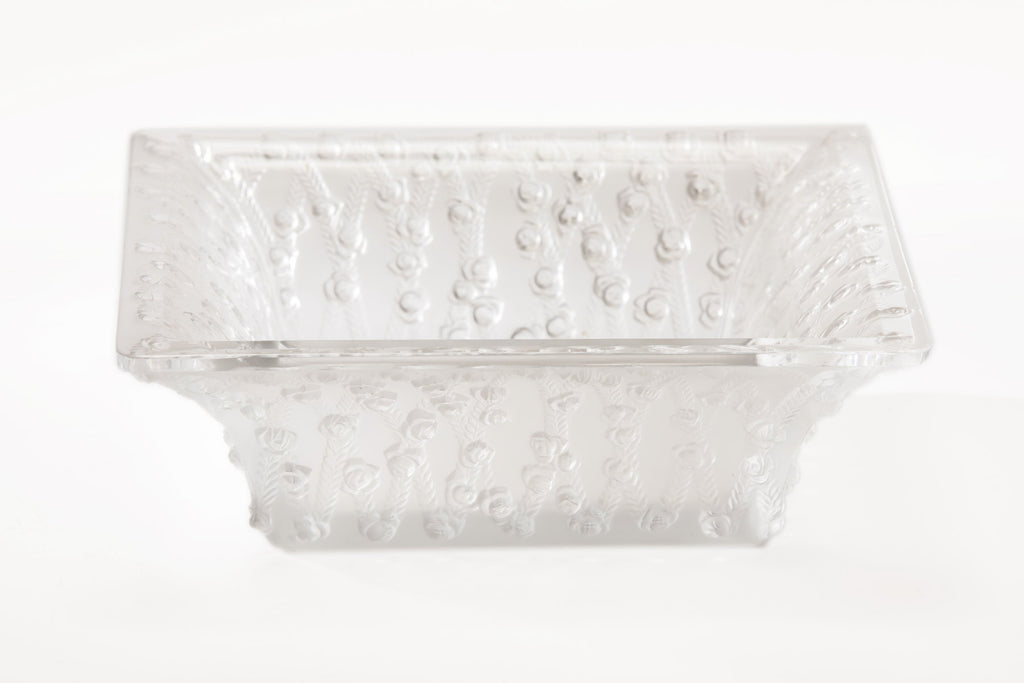 Lalique Rose bowl