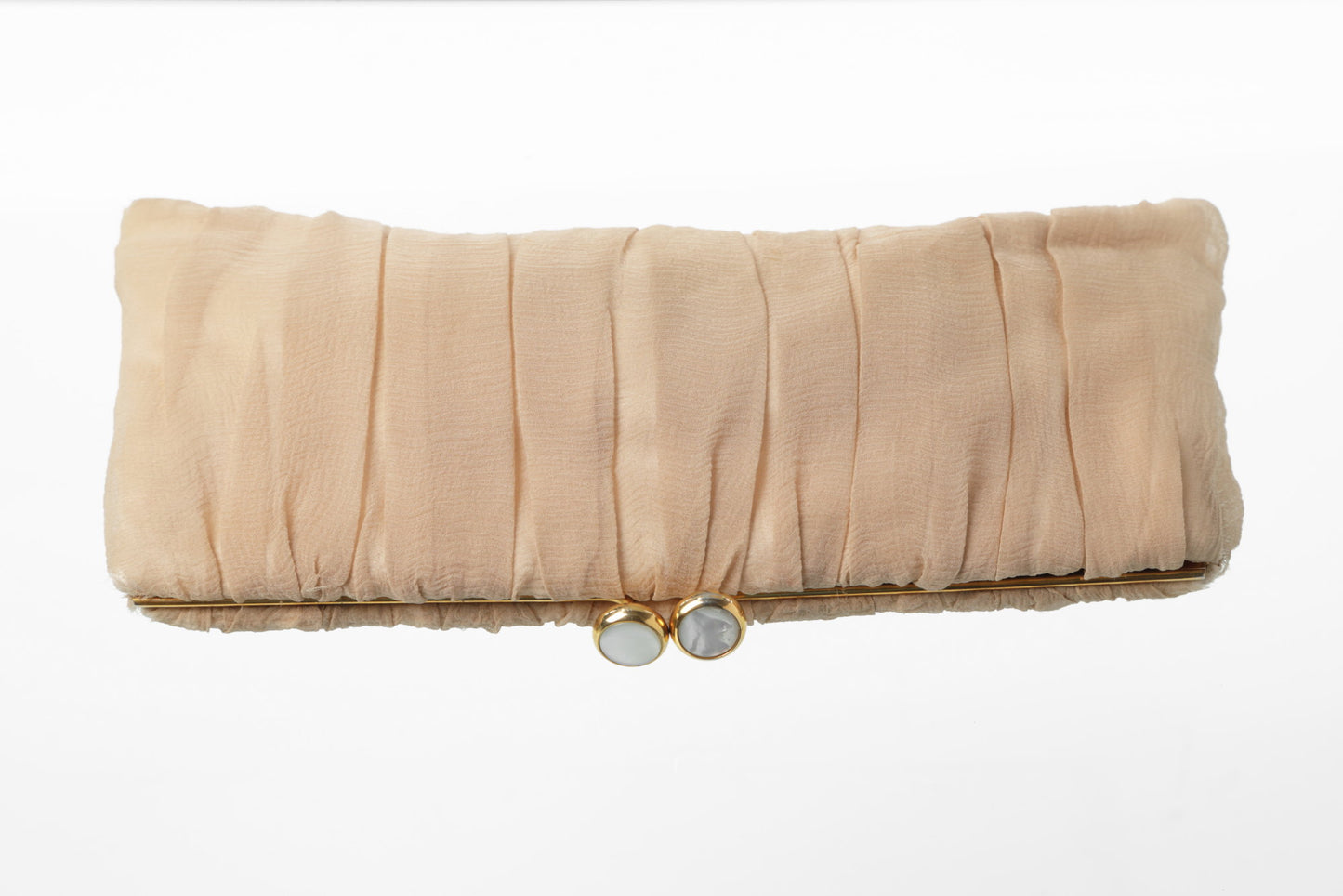 60s organza evening clutch