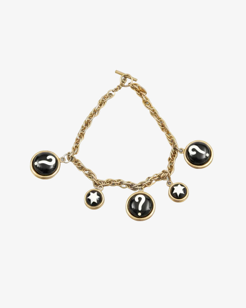Moschino question mark necklace from the 90s