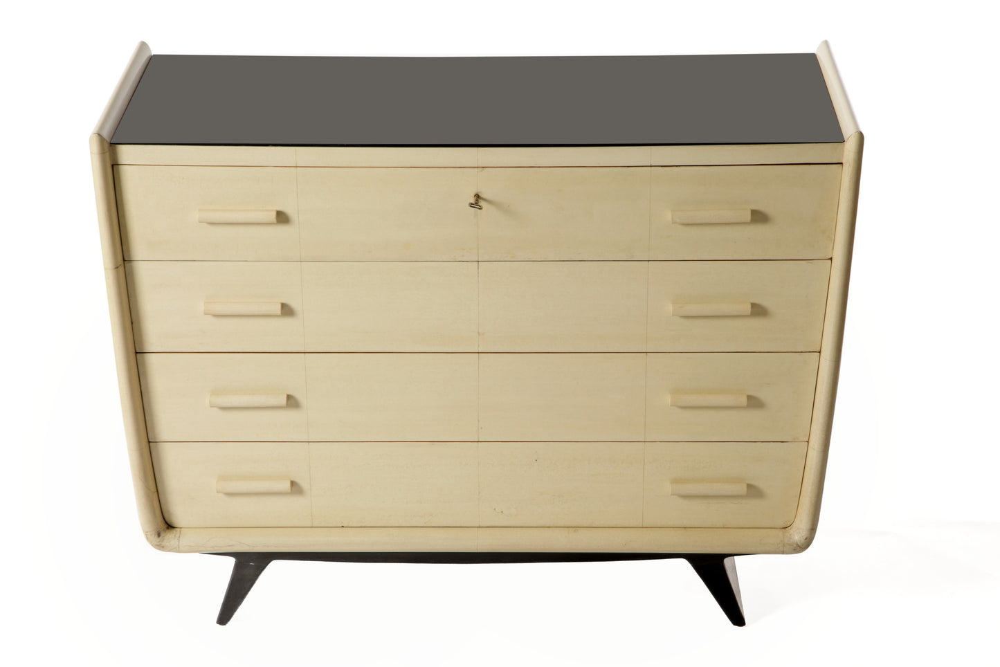 Comò pergamena anni 30 attribuibile a Guglielmo Ulrich x Valzania