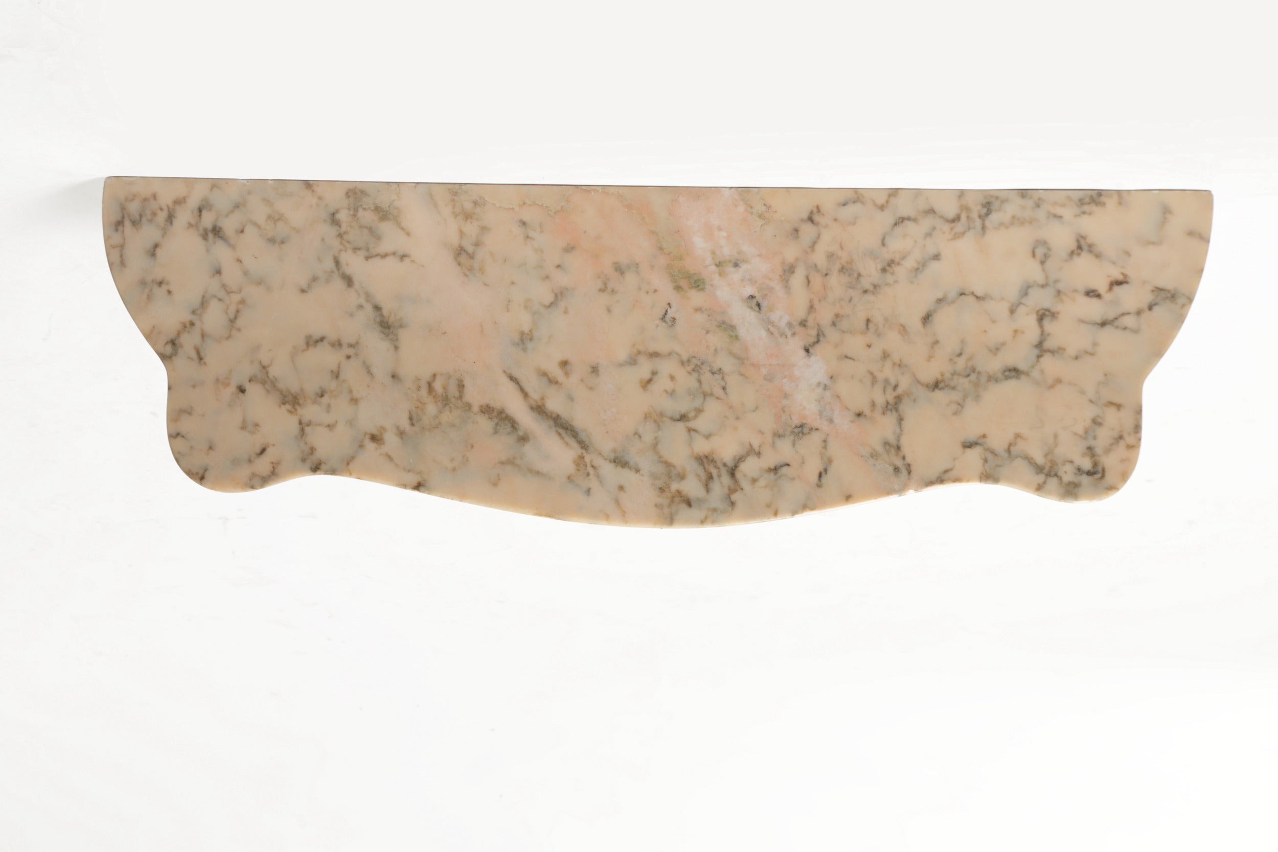 Console attributed to Pier Luigi Colli pink marble 60s