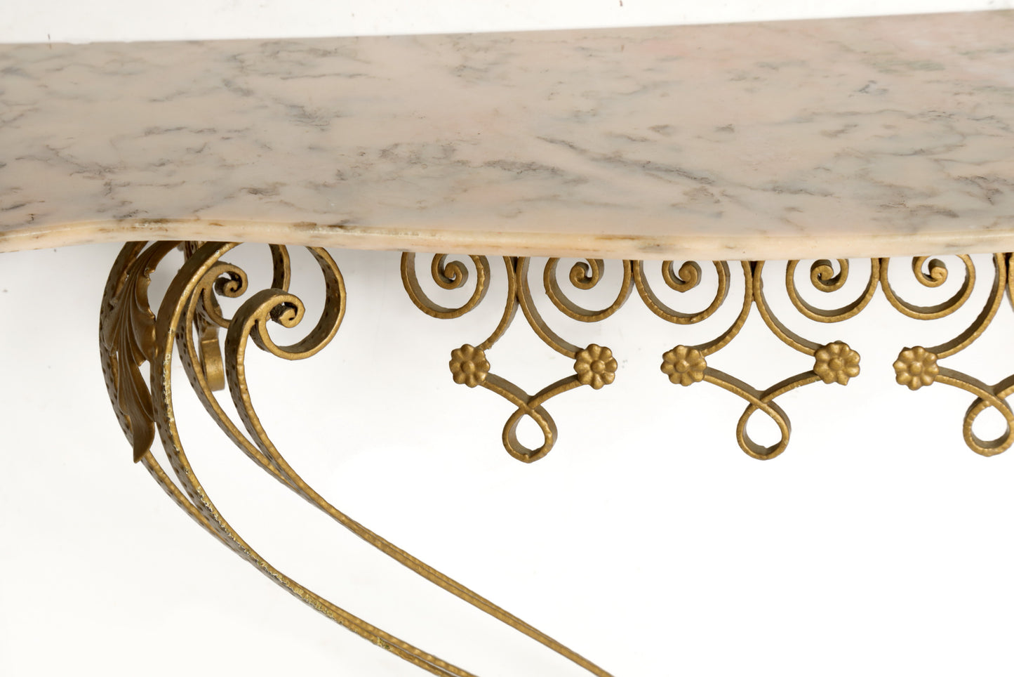 Consolle attribuibile a Pier Luigi Colli marmo rosa anni 60