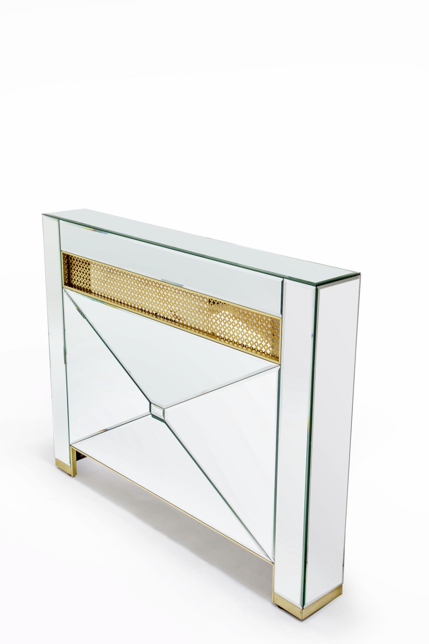 Small radiator cover console from the 50s