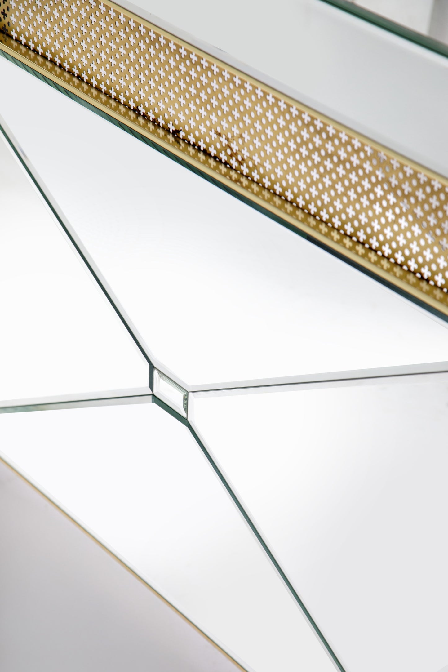 Consolle copritermosifone specchiata anni 80