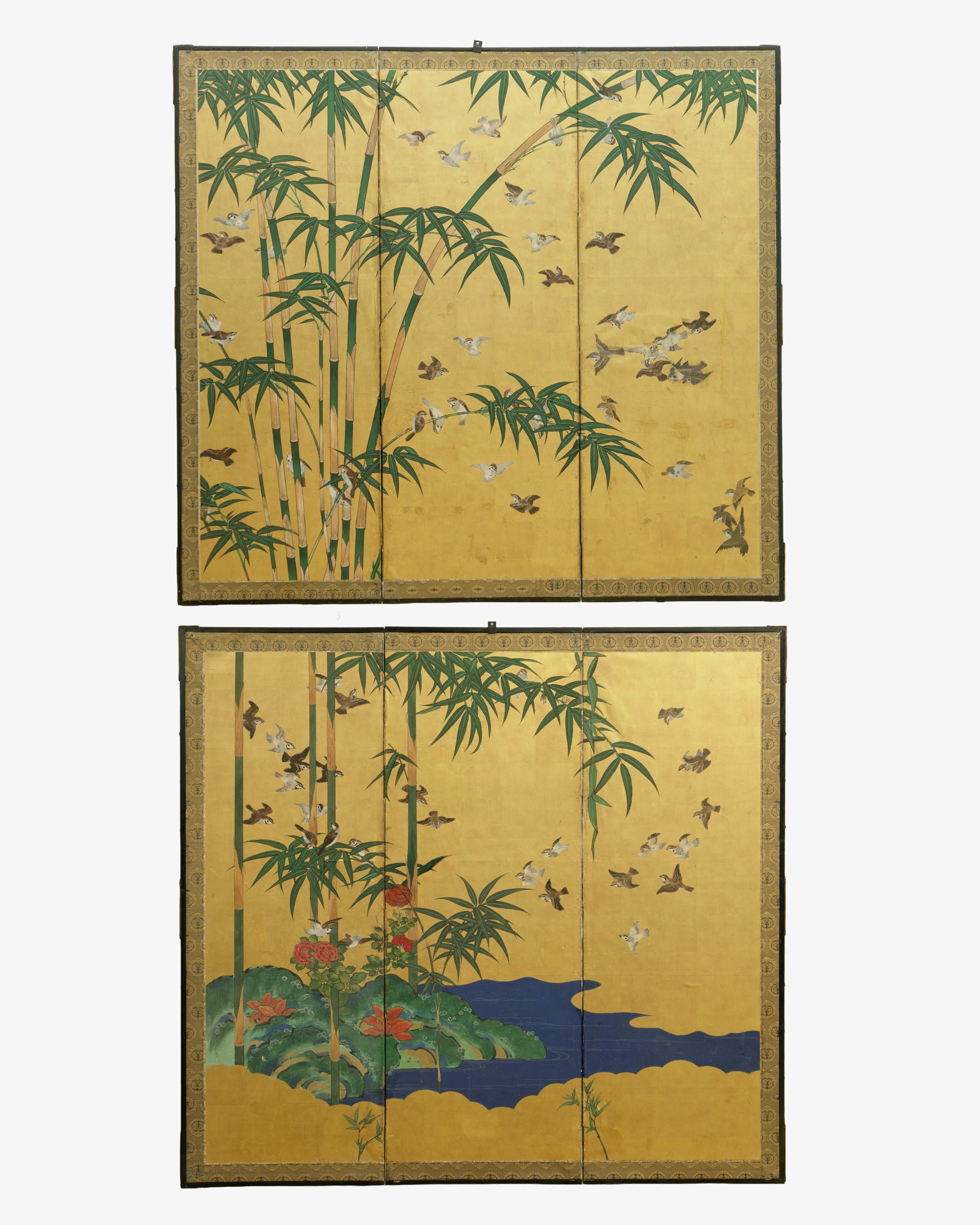 Coppia Byōbu Take-ni-Suzume