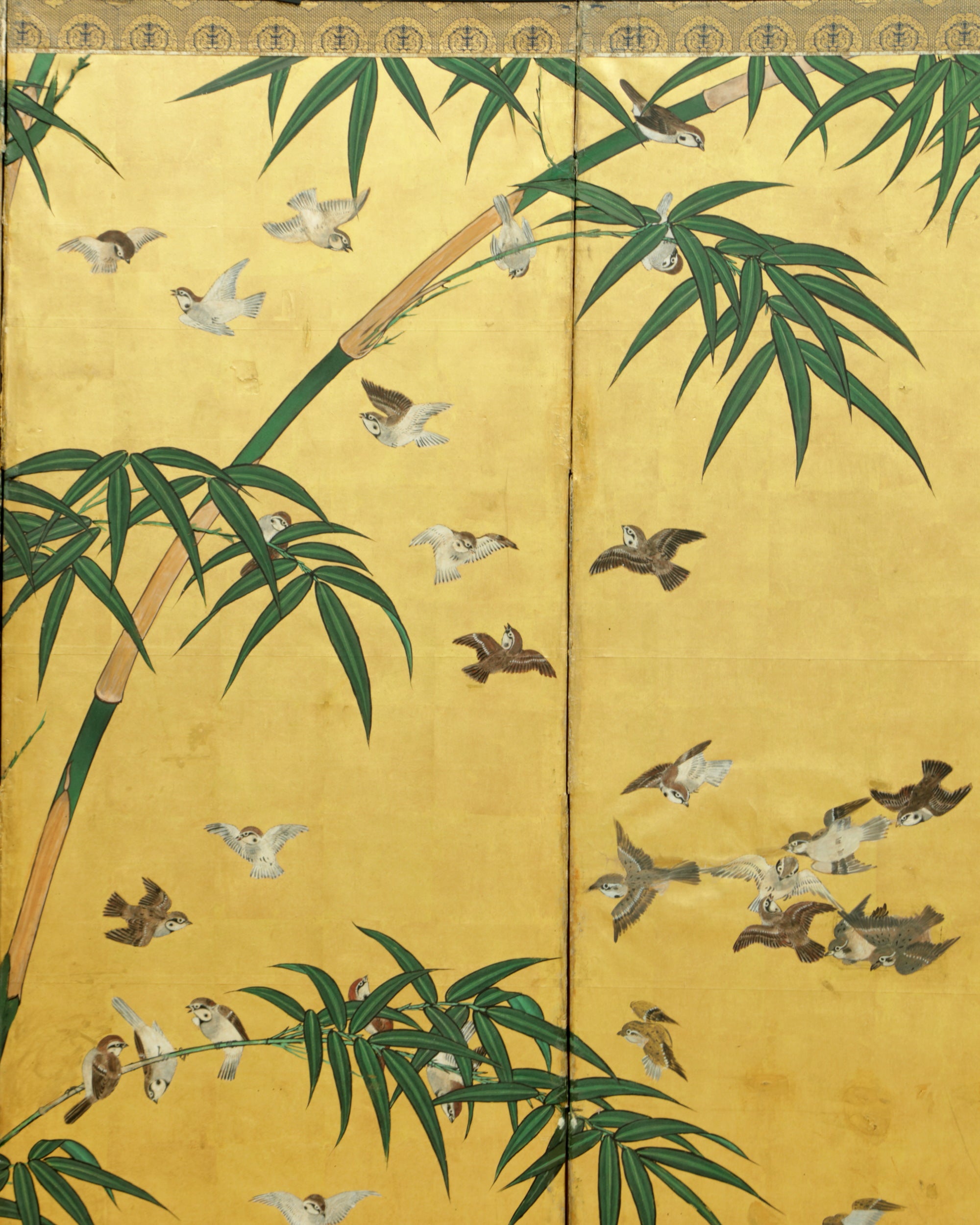Coppia Byōbu Take-ni-Suzume