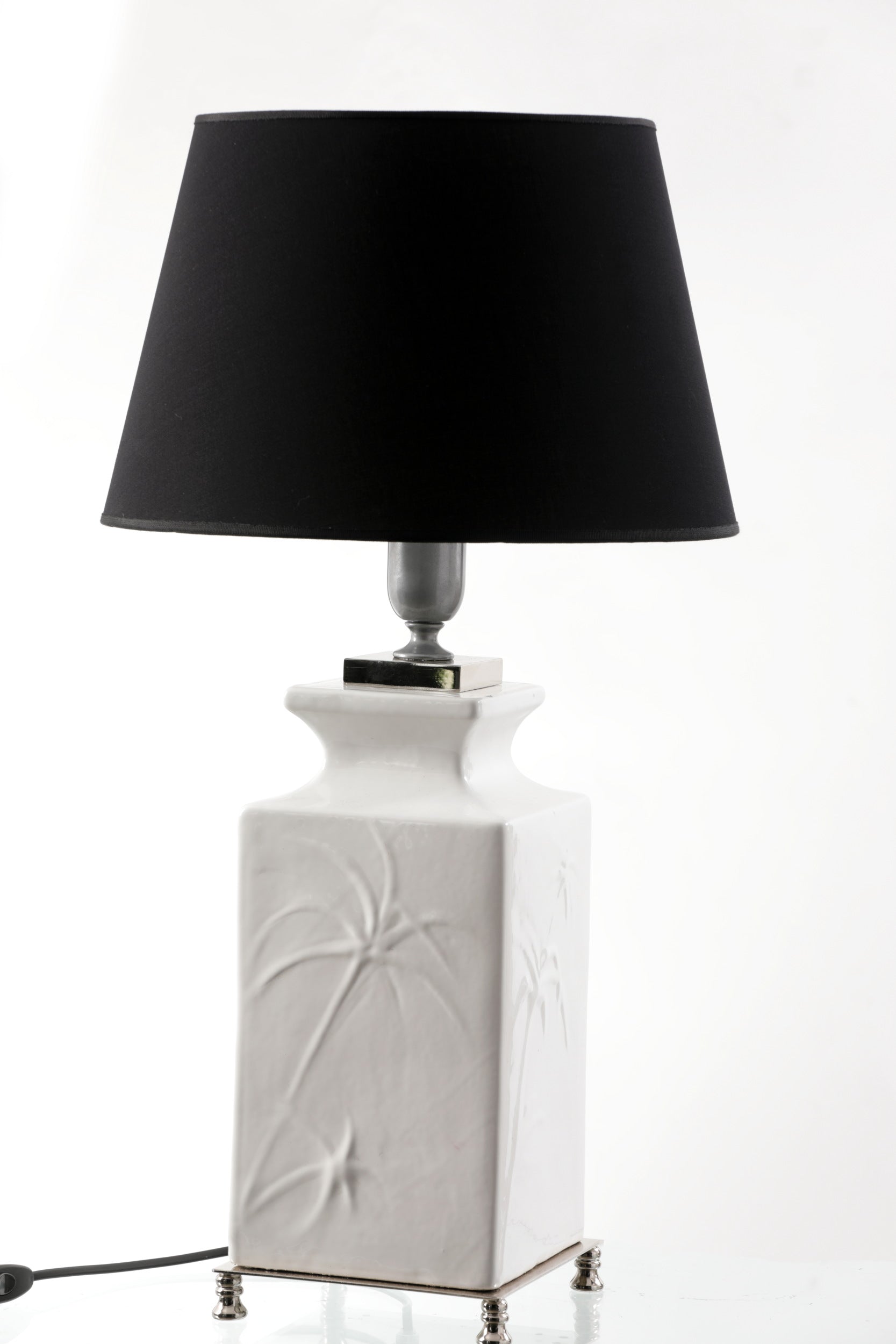 Pair of 70s palm tree table lamps